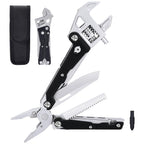 Adjustable Ratchet Multi-Tool with Pliers, Knife, Saw, and Screwdriver