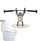 Funny Weightlifter Toilet Roll Holder