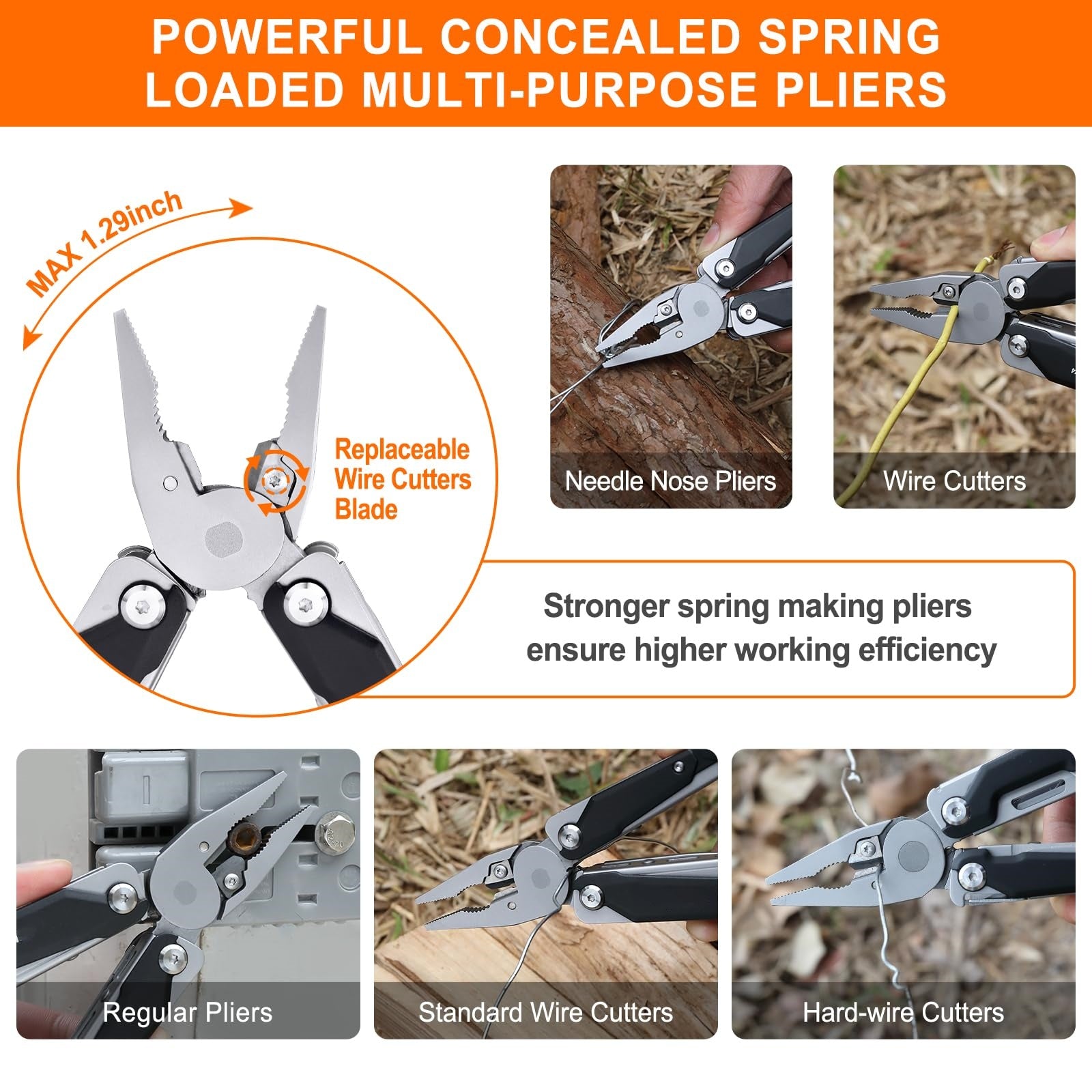Adjustable Ratchet Multi-Tool with Pliers, Knife, Saw, and Screwdriver