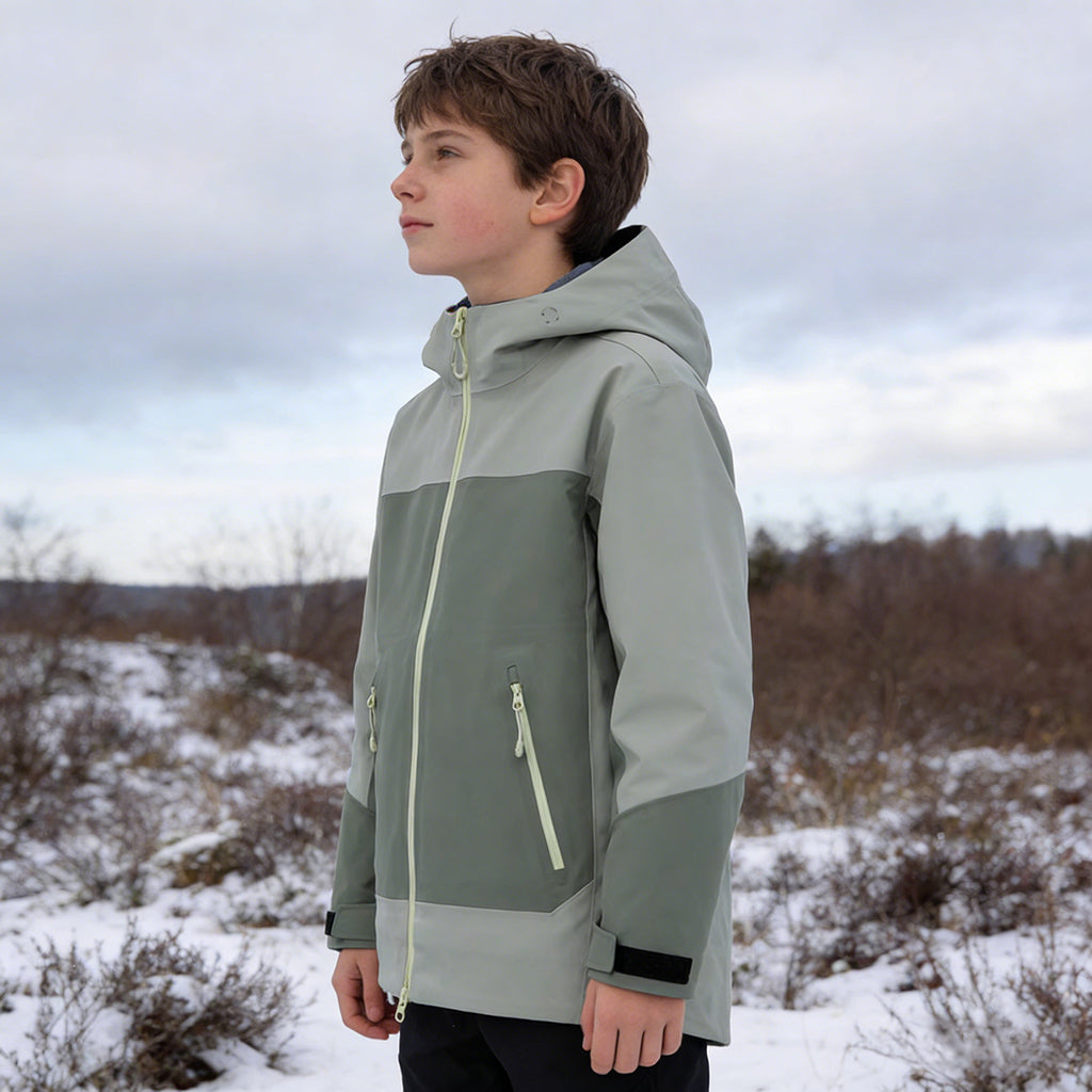 🌿 3-Laagse Waterdichte Buitenjas voor Kids | Ideaal voor Voorjaarsvakantie Avonturen - Producthoogtepunten