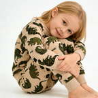 Nieuw🔥 Biologisch Katoen Kindersweatshirt-set Dinosaurus - Trendy Toddler-outfit 2026