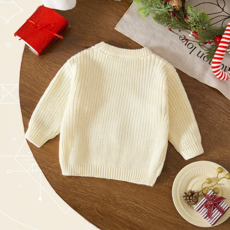 JoyKnit – Knus & Warm - Kersttrui met tekst