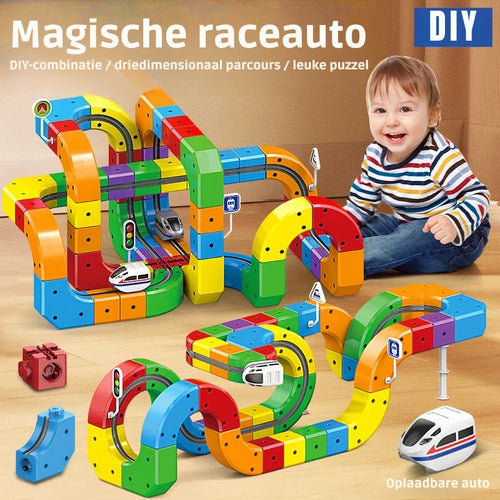 DIY Cube Track – Creatief & Actief – Creatieve DIY Treinbaan