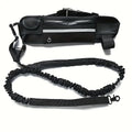 Reversible dog leash with zippered pouch