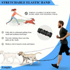 Reversible dog leash with zippered pouch