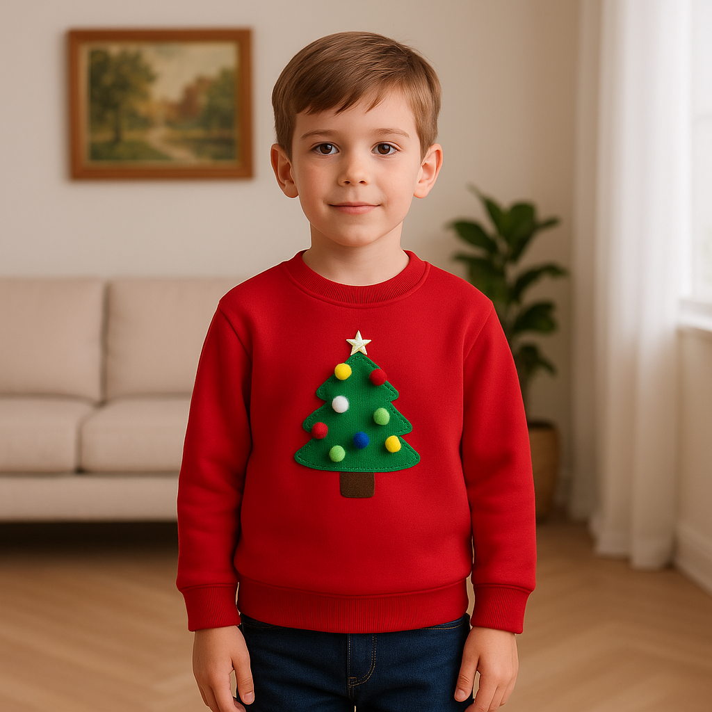 FrostyFit – Warm en gezellig – Rode Kerst Trui