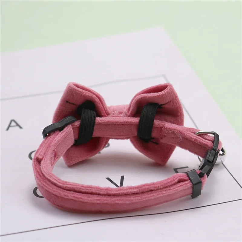Pet Bow Bell Collars