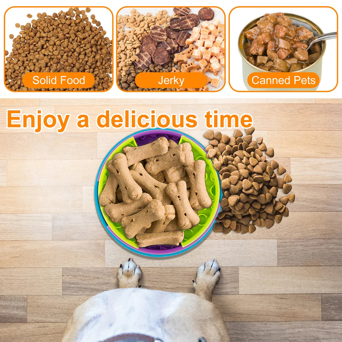 Slow Dog Puzzle Feeder