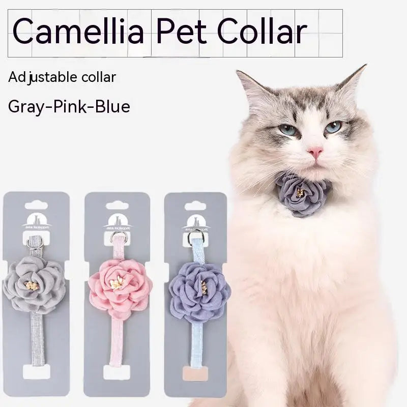 Pet flower collar