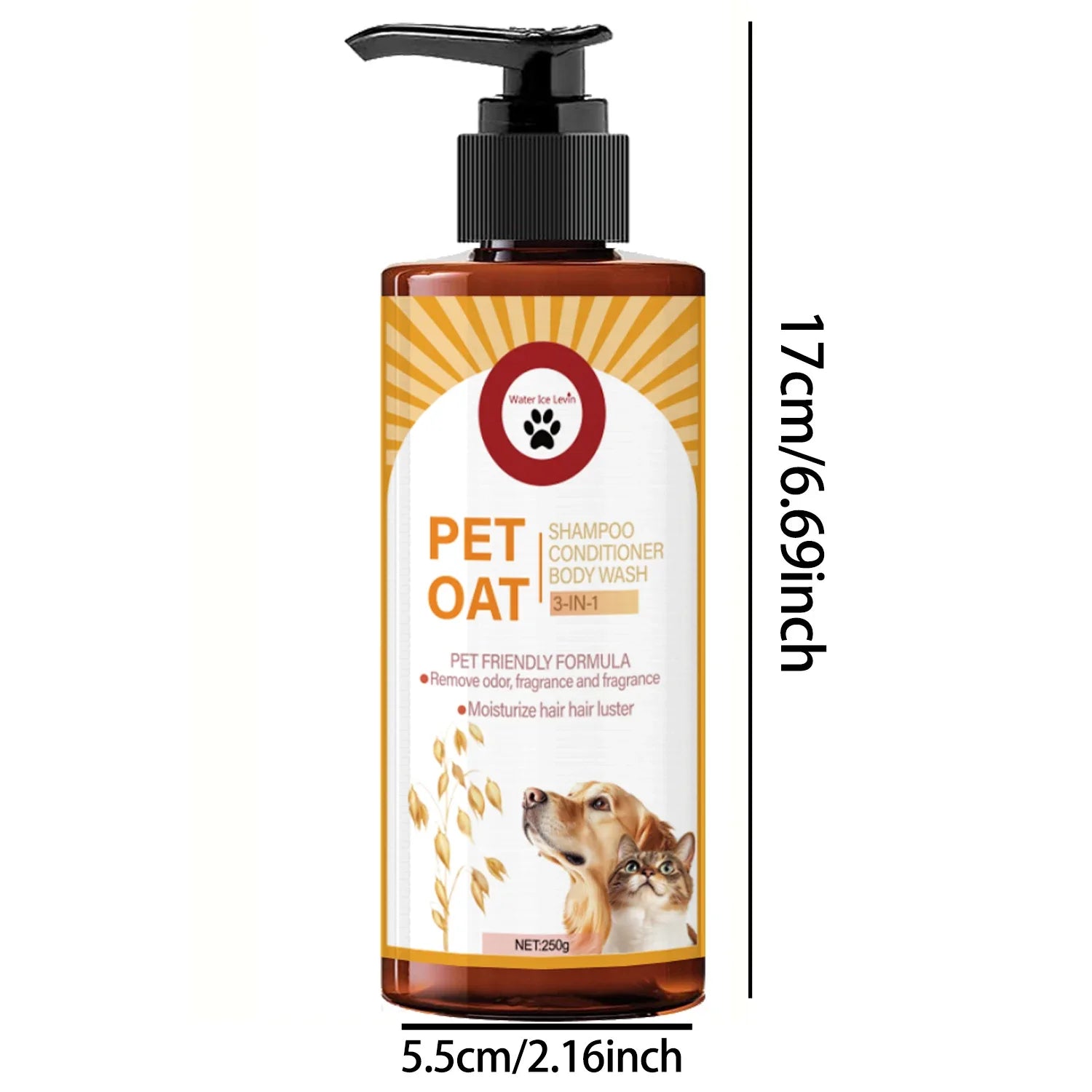 Long lasting pet shampoo
