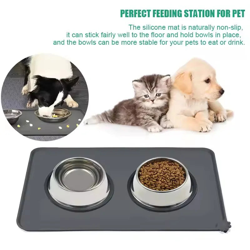 Silicone Pet Anti Slip Food Mat