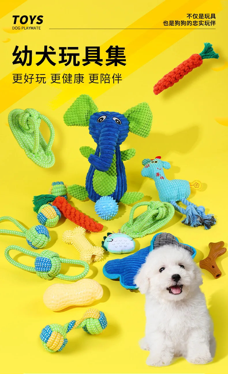 Durable chew-resistant pet toys