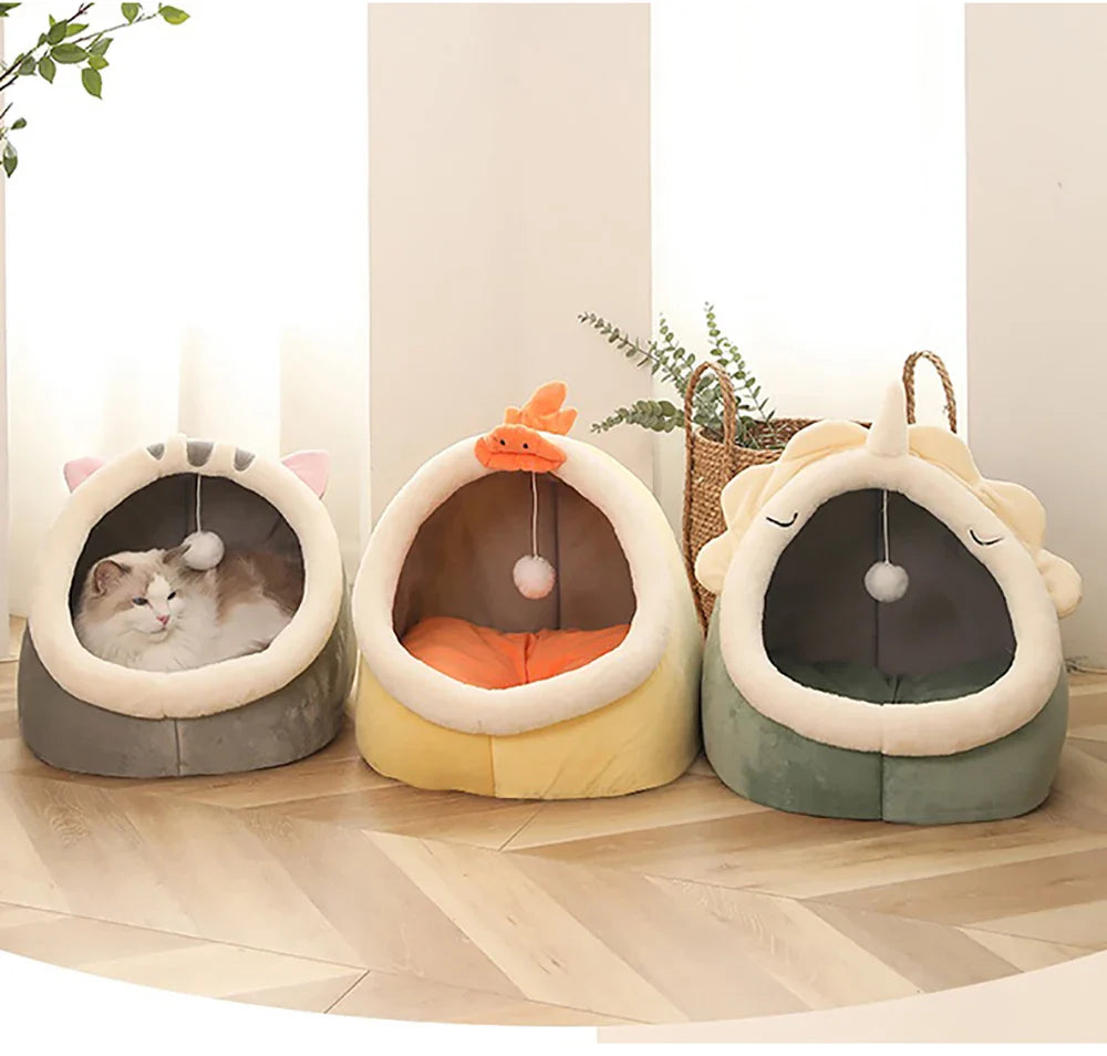Deep Sleep Cat Bed Cave