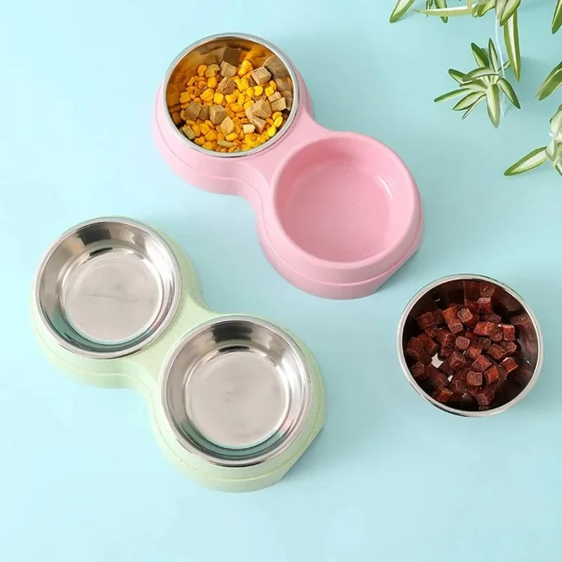 Double Pet Bowls