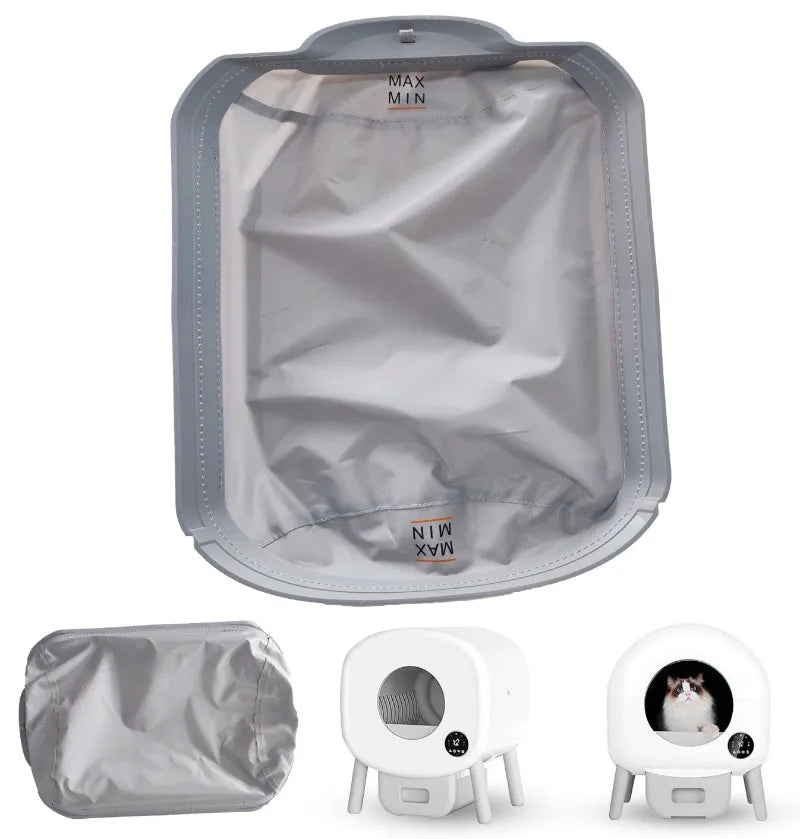 Smart Litter Box Fabric Liner Automatic Removable Liner Easy Clean Collecting Feces Bottom Capsule Mat