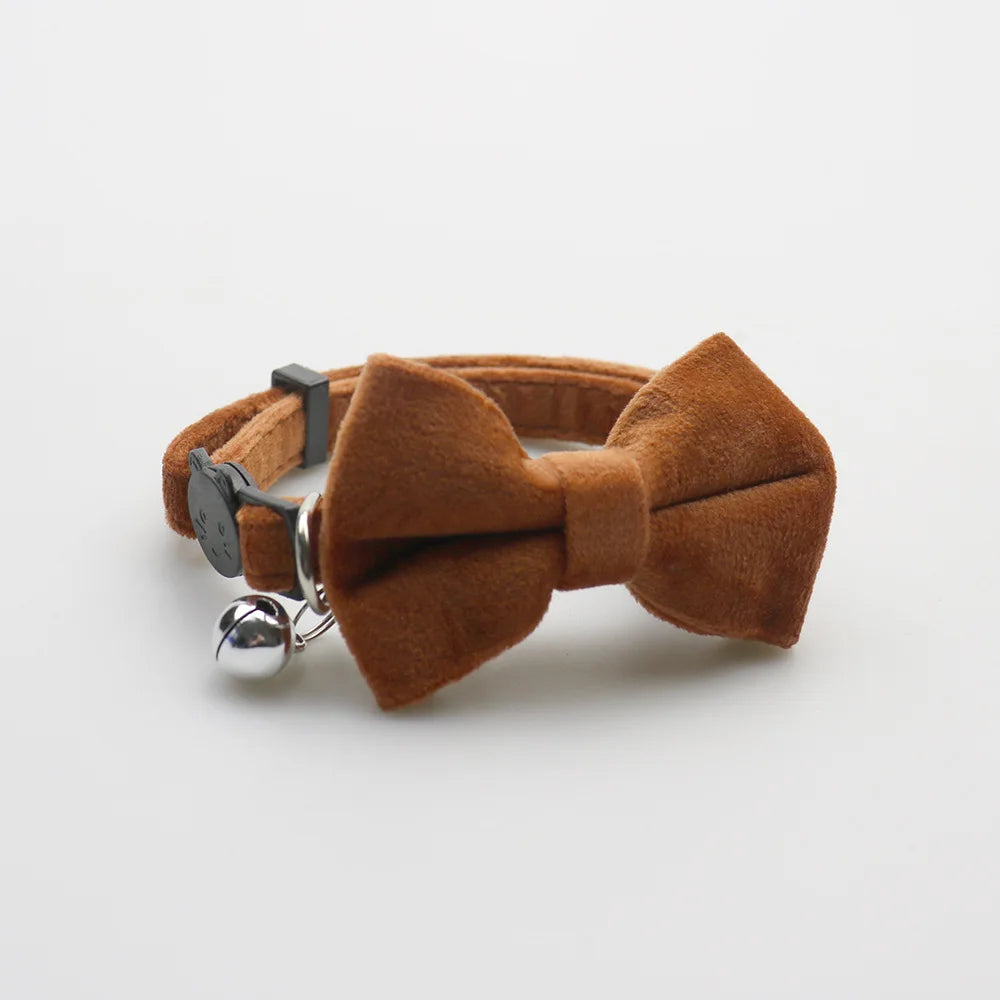 Pet Bow Bell Collars