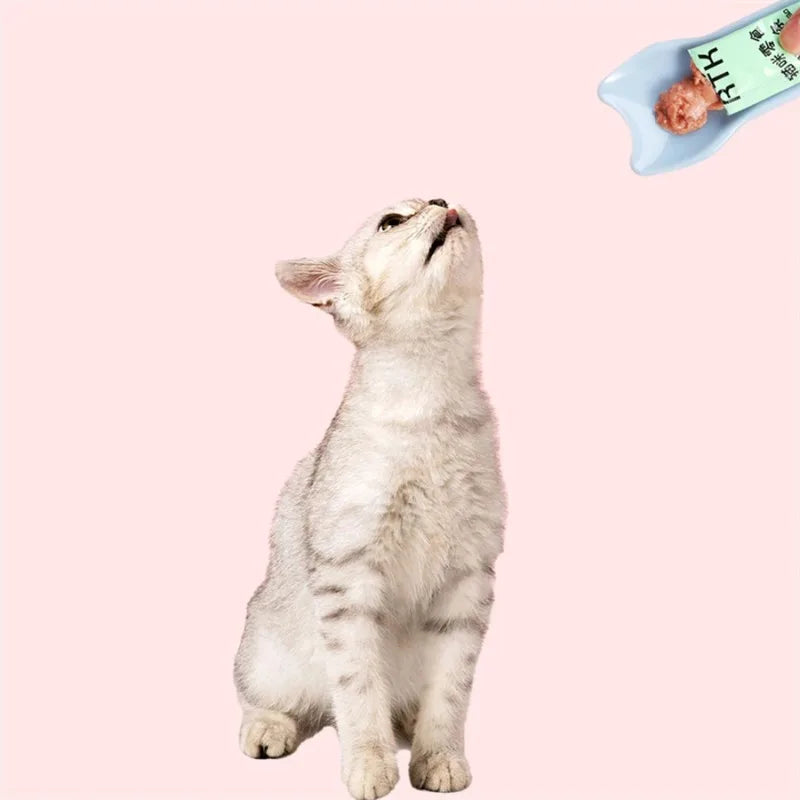 Squeeze Spoon Cat Feeder