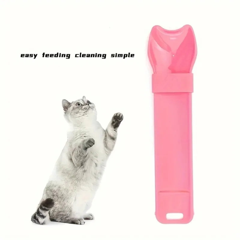 Squeeze Spoon Cat Feeder