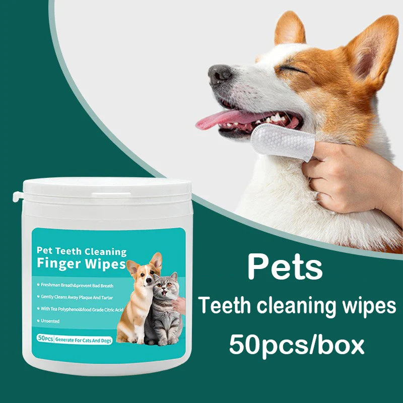 Pet Teeth cleaning wipes