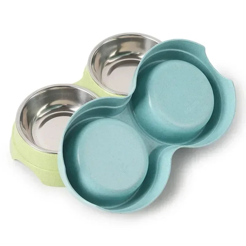 Double Pet Bowls