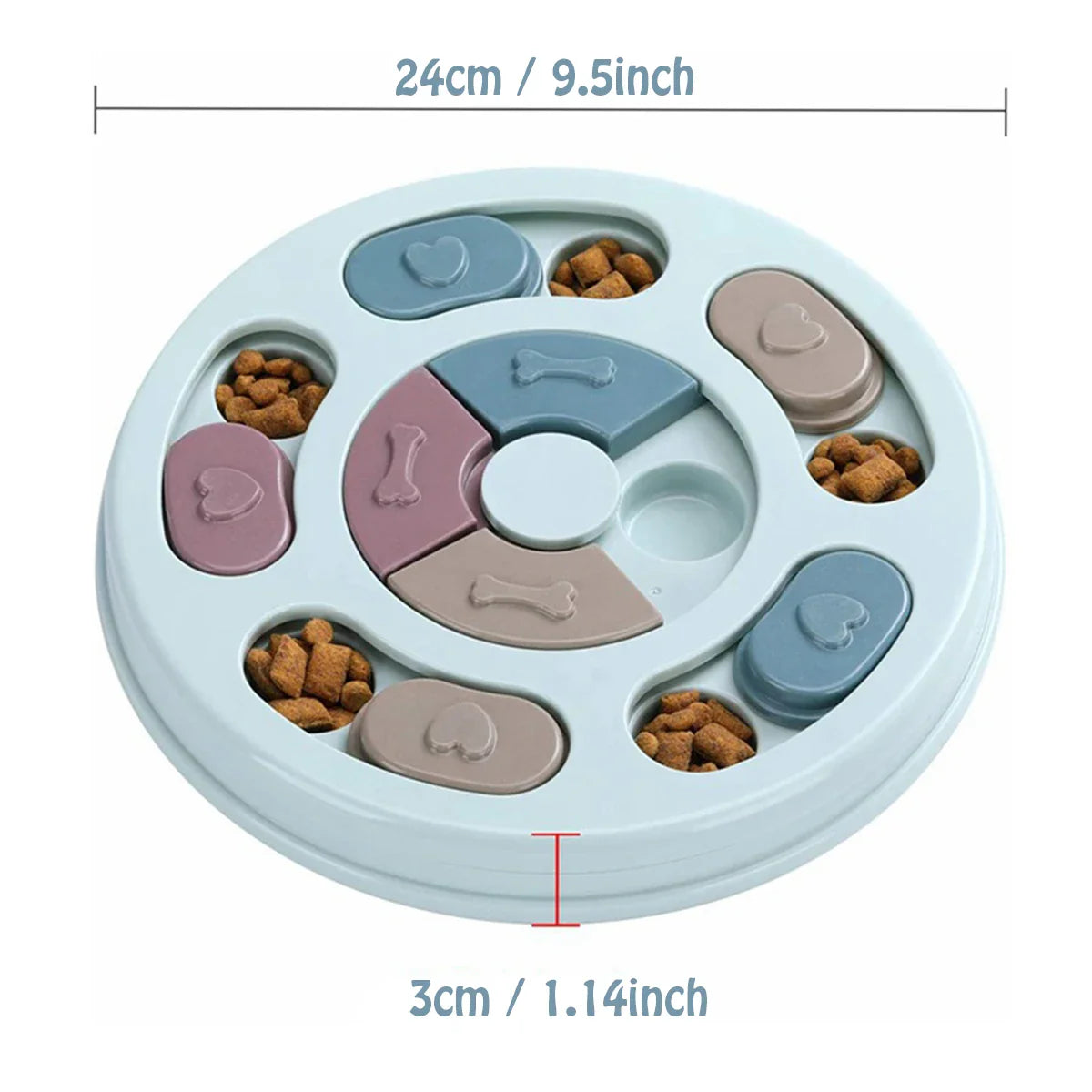 Dog Food Educational Bowl, Slow Food Training