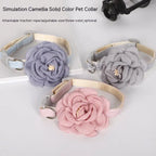 Pet flower collar