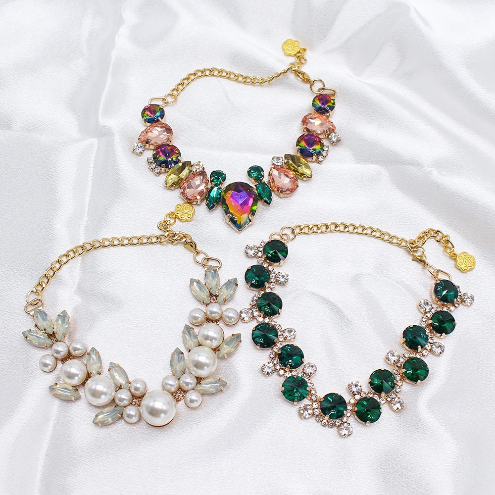 Pet Wedding Pearls Collar