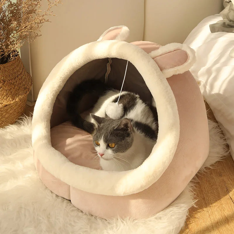 Deep Sleep Cat Bed Cave