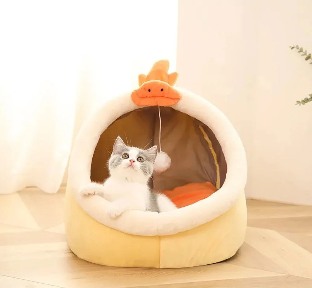 Deep Sleep Cat Bed Cave