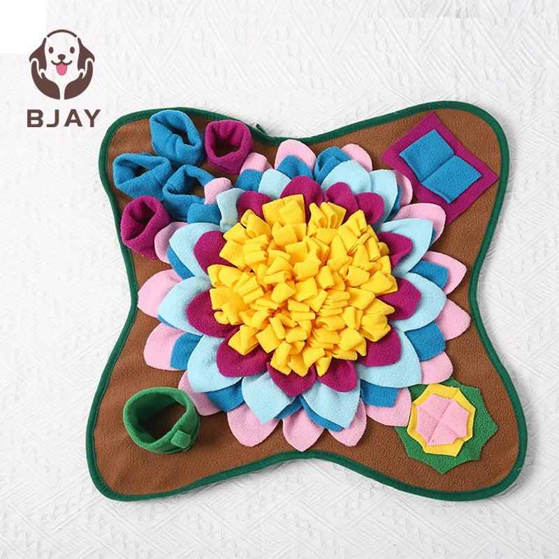Interactive slow Feeding mat