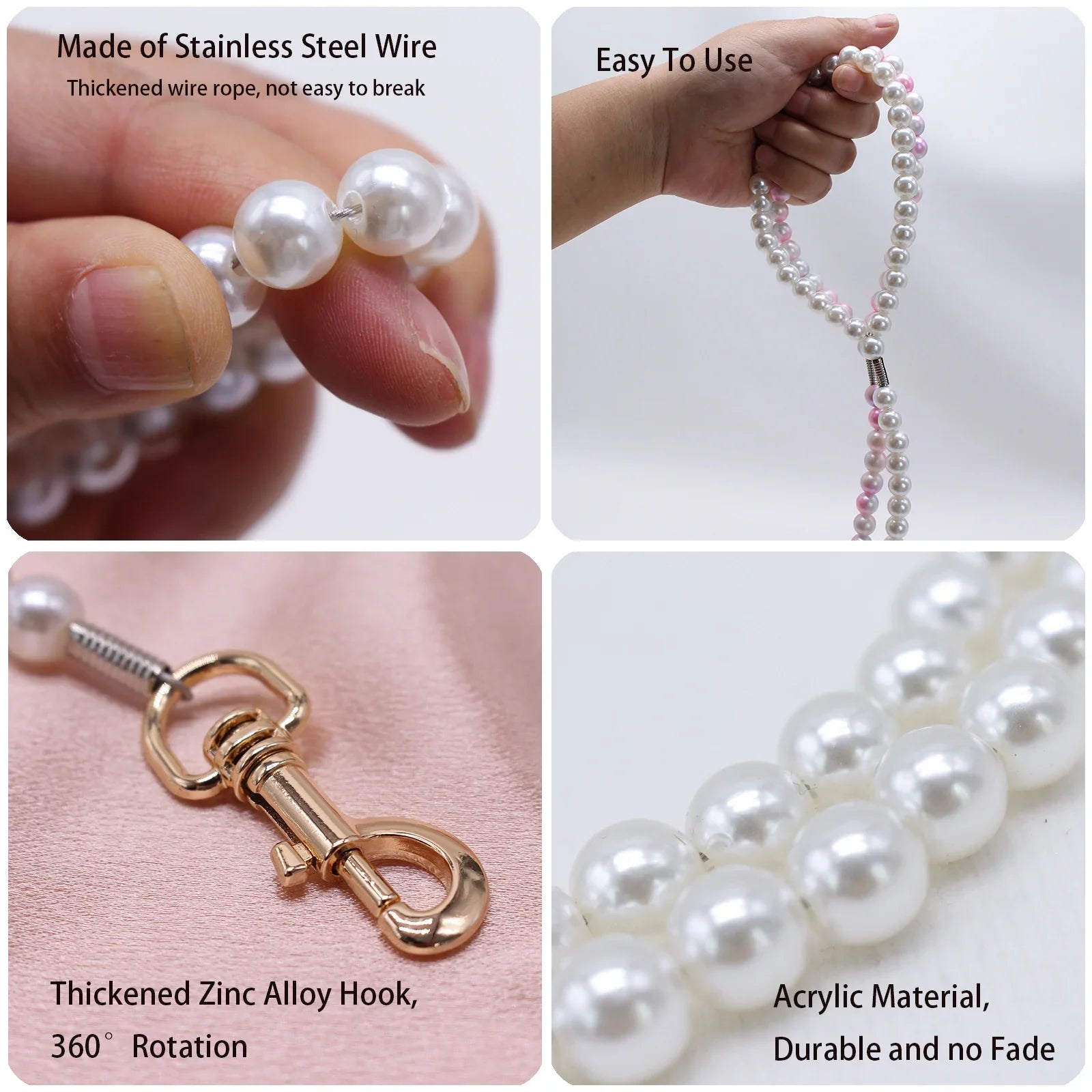 Luxury Pearl Pet Leash