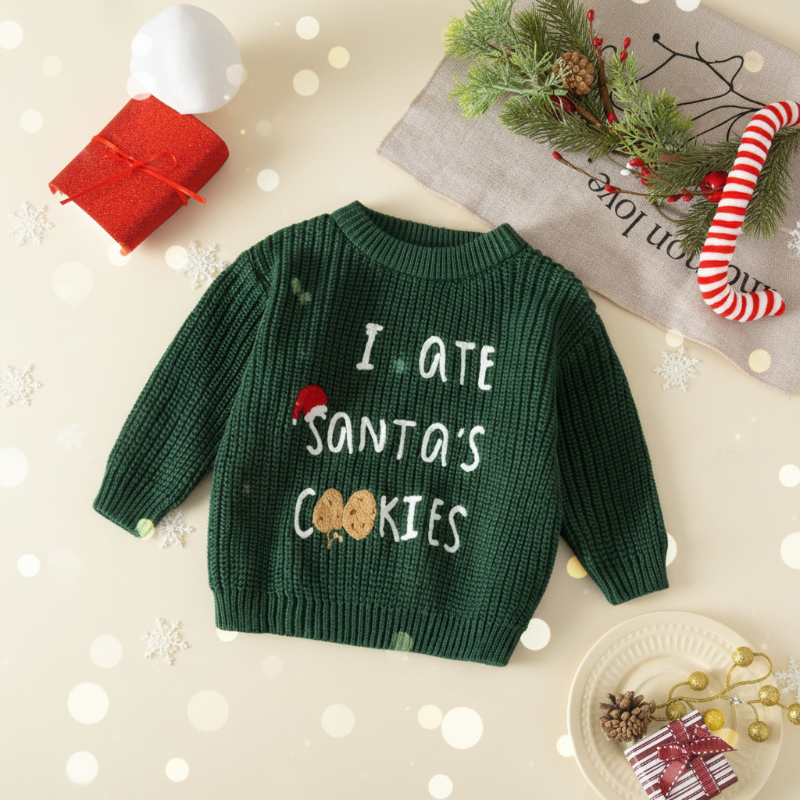 JoyKnit – Knus & Warm - Kersttrui met tekst