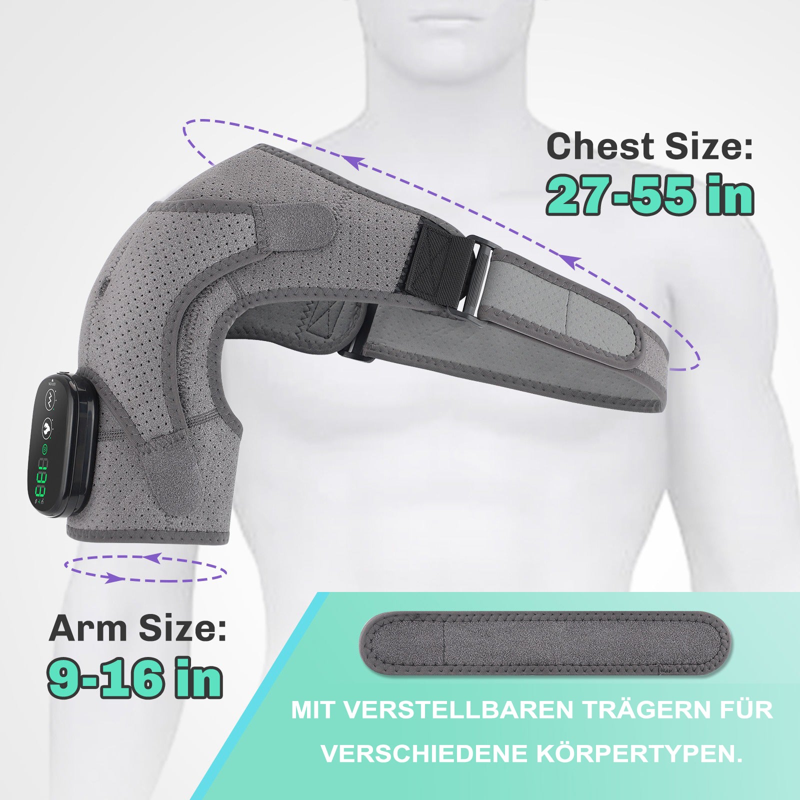 Free yourself from shoulder pain – with our intelligent shoulder support! 