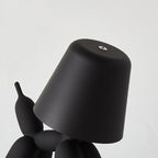 Niedlicher Roboter-Hund als LED-Tischlampe - Zum Streicheln weich
